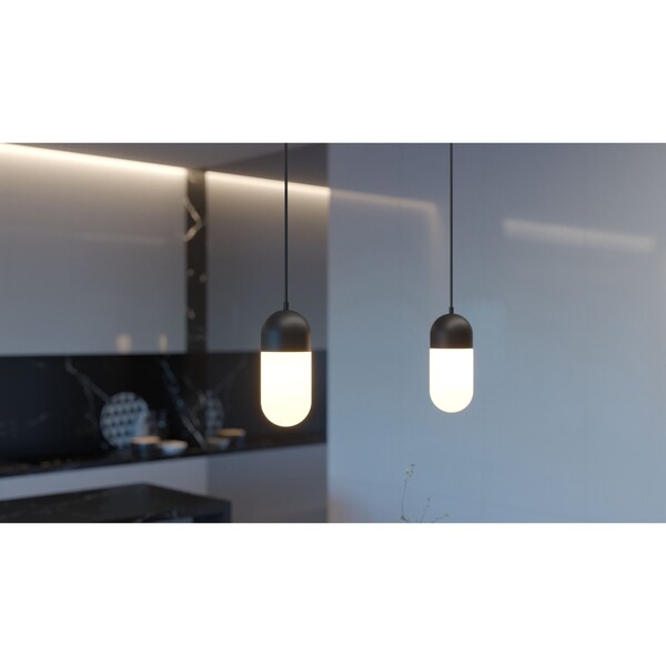 Irvine 5'' LED Pendant, Black